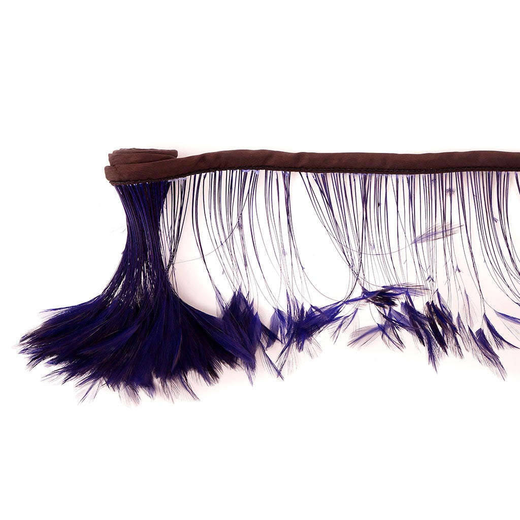 Stripped Hackle Feather Fringe - Regal