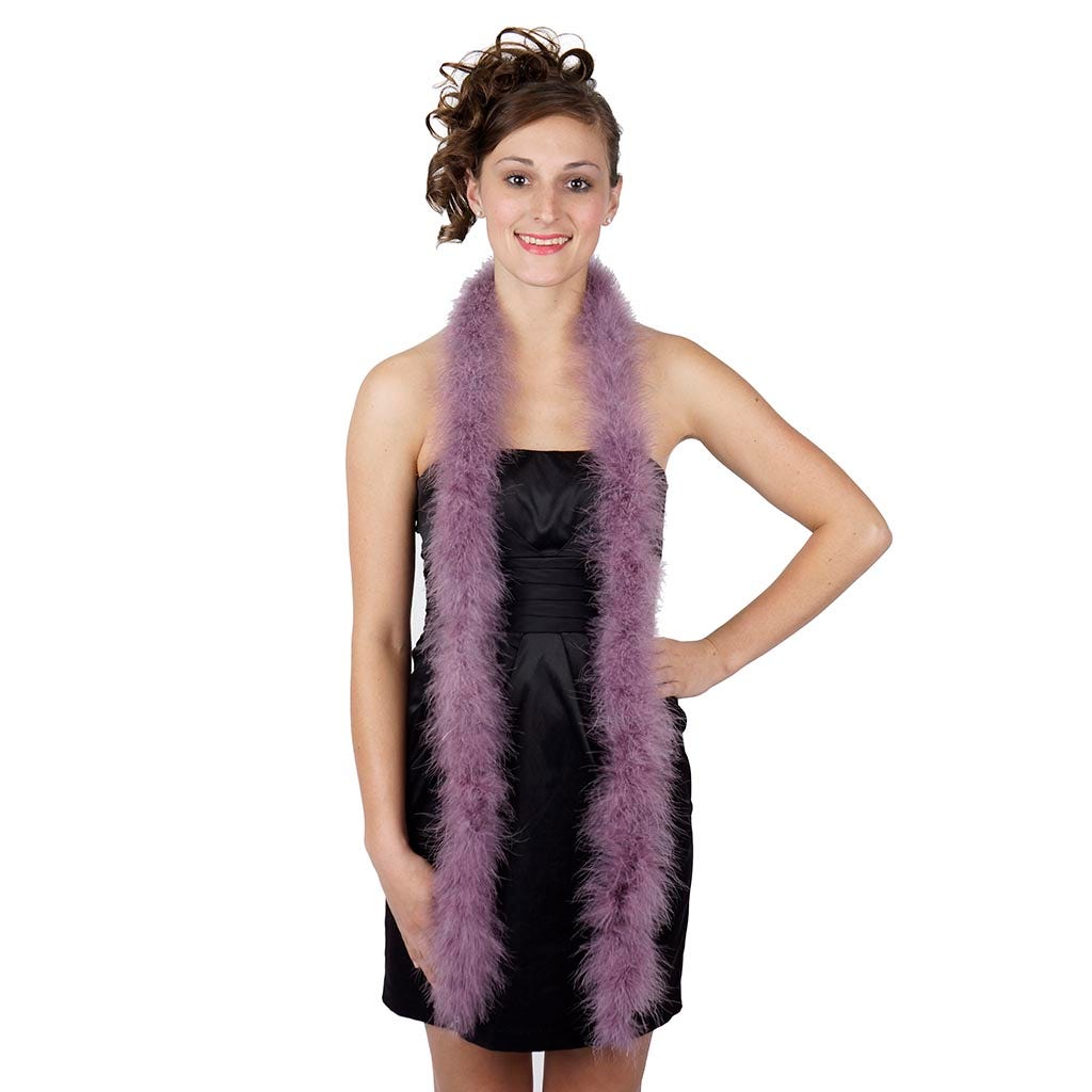 Marabou Feather Boa - Mediumweight - Amethyst
