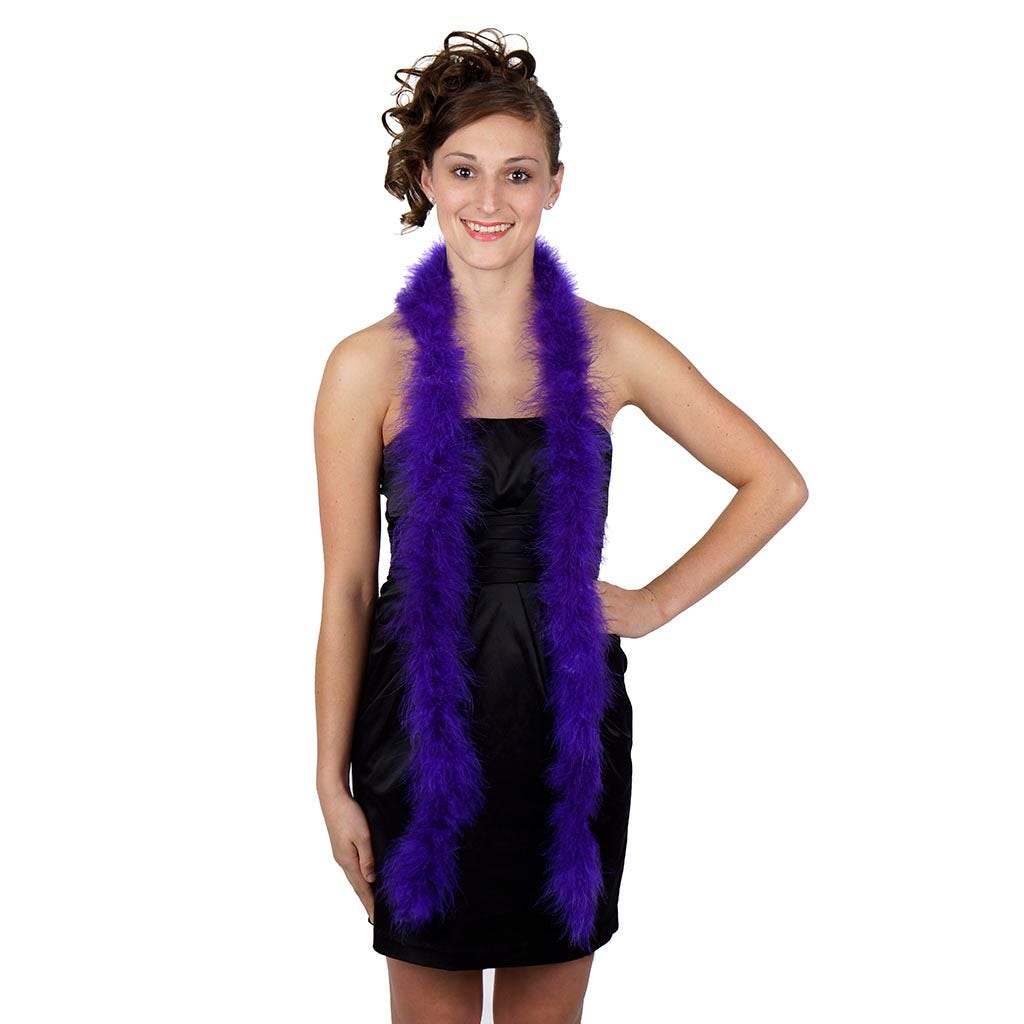 Marabou Feather Boa - Mediumweight - Regal