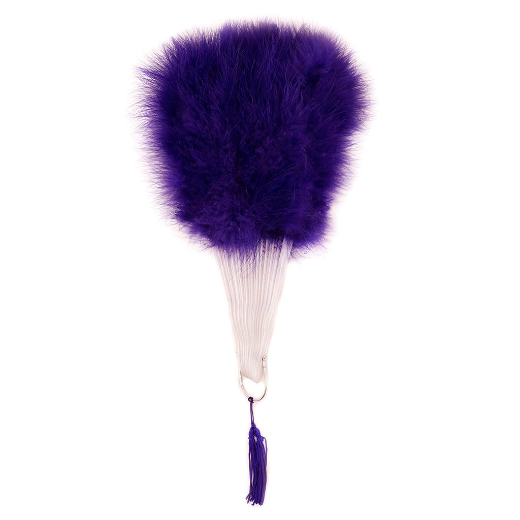 Marabou Feather Fan - Regal