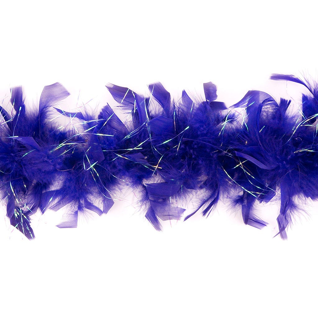 Dress Up Feather Boa for Little Girls - Regal/Opal Lurex