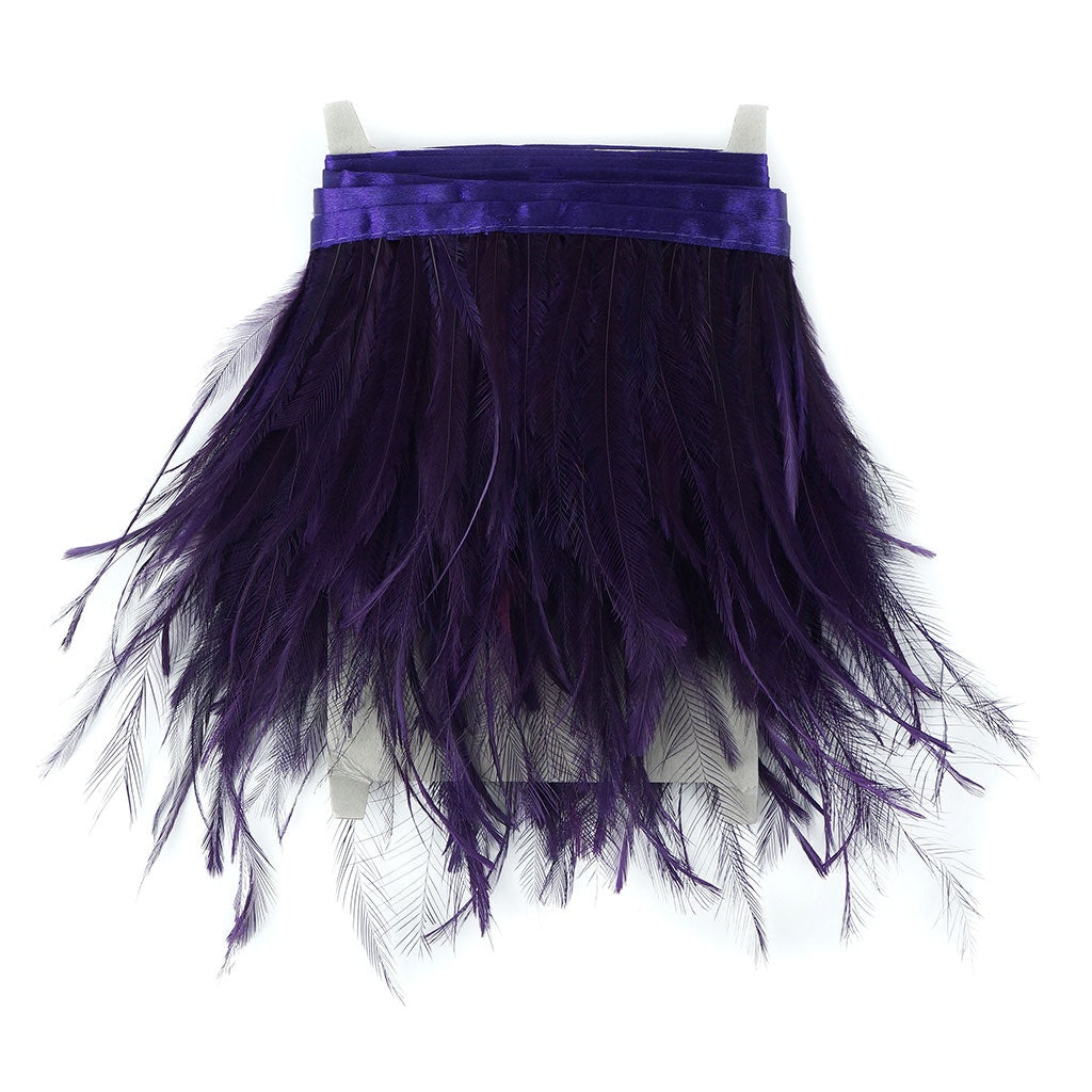 Emu Feather Fringe 5yd Grape