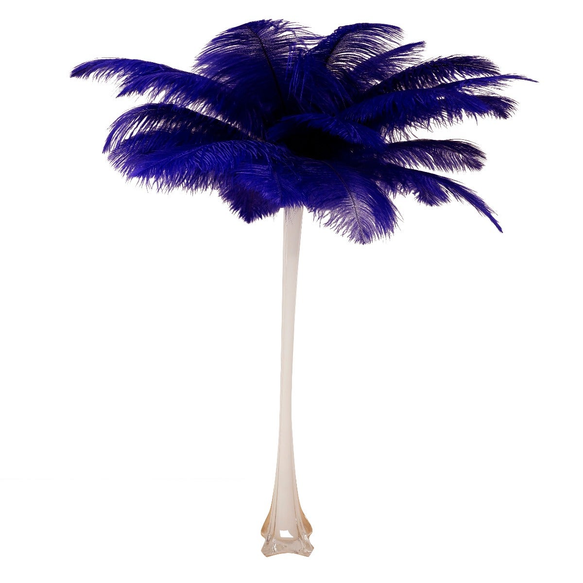 Ostrich Eiffel Tower Centerpiece Regal w/White Vase