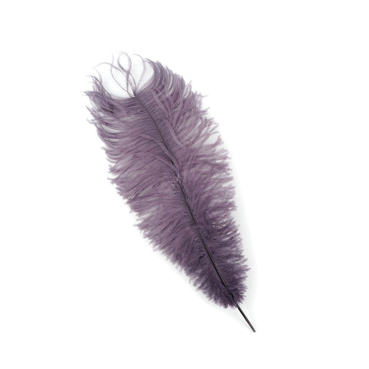 50 Pcs Ostrich Feathers-Damaged Drabs 13" - Amethyst