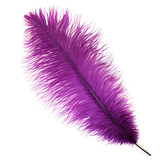 Ostrich Feathers-Narrow Drabs - Purple