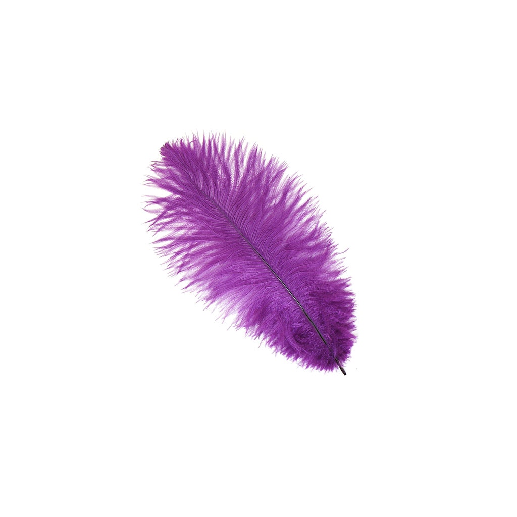 Ostrich Feathers 9-12" Drabs -  Purple