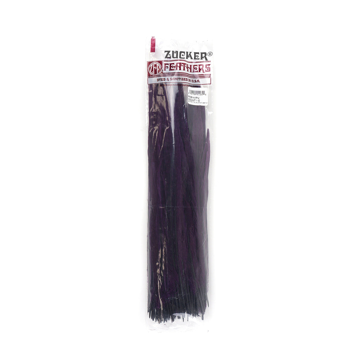 Assorted Pheasant Tails Dyed - Purple