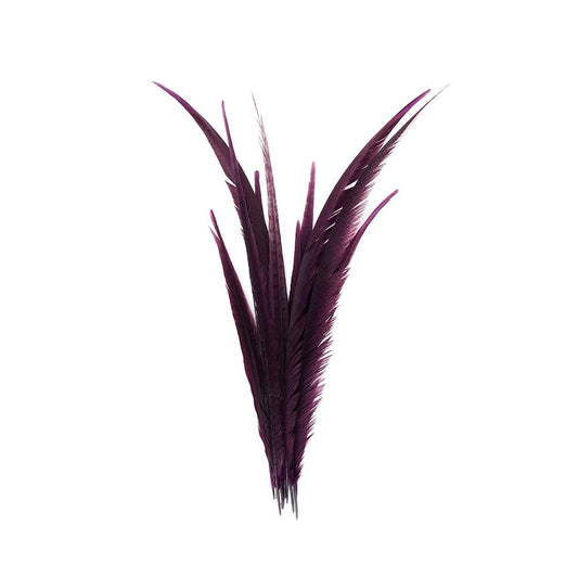 Pheasant Tails Assorted Bleached - Purple