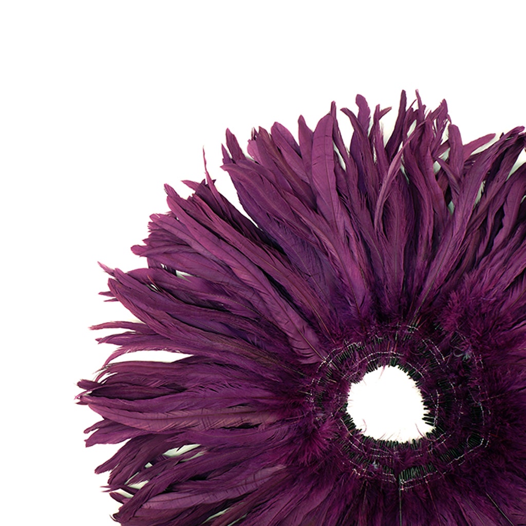 Rooster Coque Tails-Bleach-Dyed - Purple