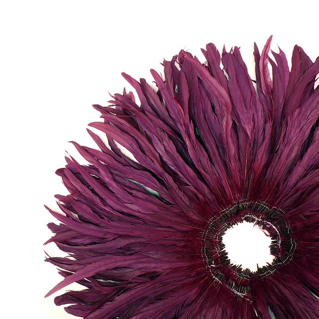 Rooster Coque Tails-Bleach-Dyed - Purple