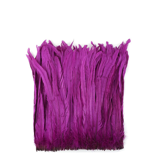 Rooster Coque Tails-Bleach-Dyed - Very Berry