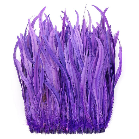 Rooster Coque Tails-Bleach-Dyed - Fl Lilac