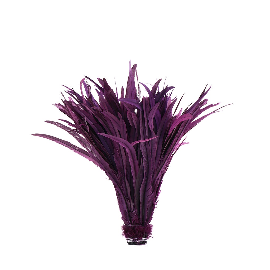 Rooster Coque Tails-Bleach-Dyed - Purple