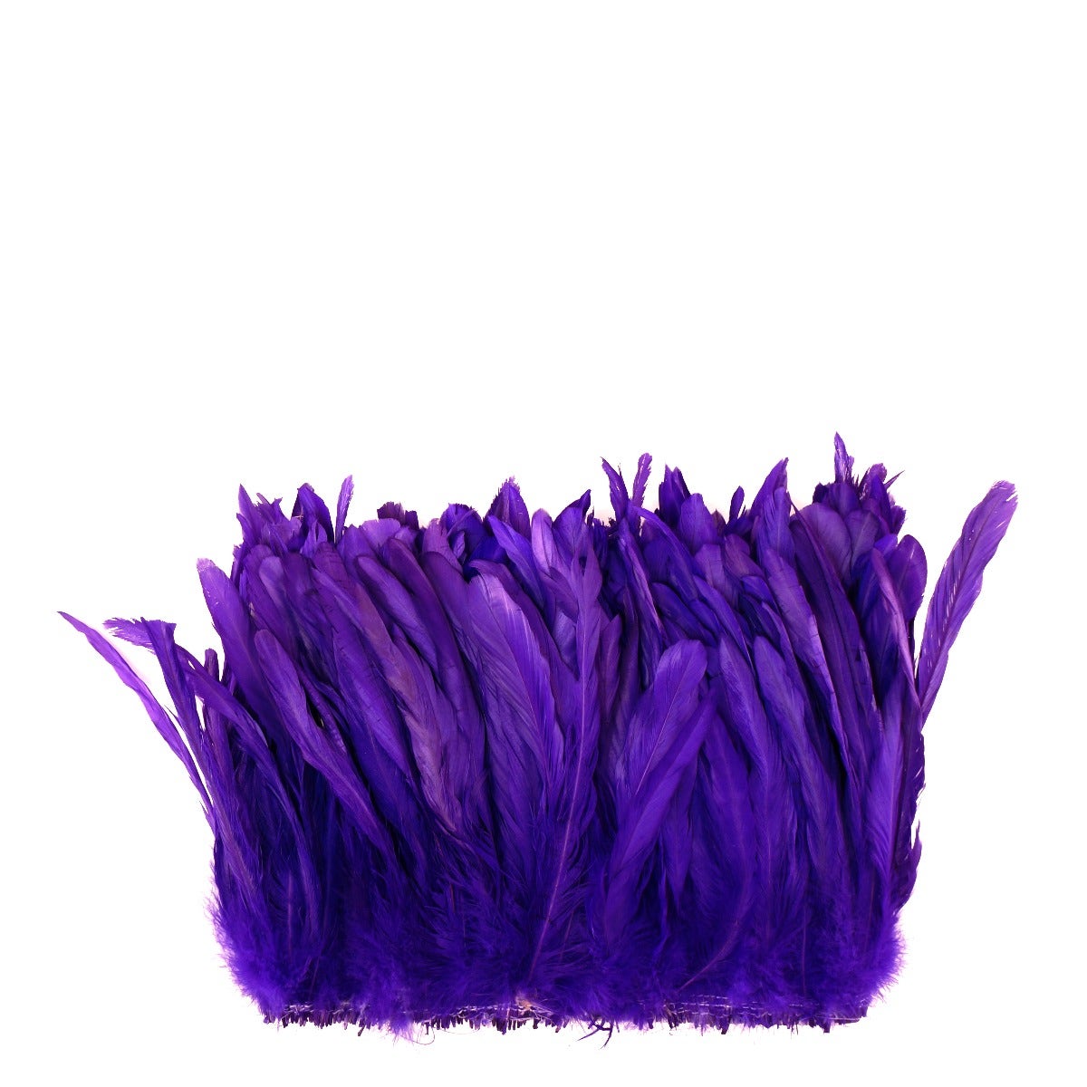 ROOSTER COQUE TAILS FEATHERS BLEACH DYED 7-10” - 1/2 Yard ( 18" ) - Regal