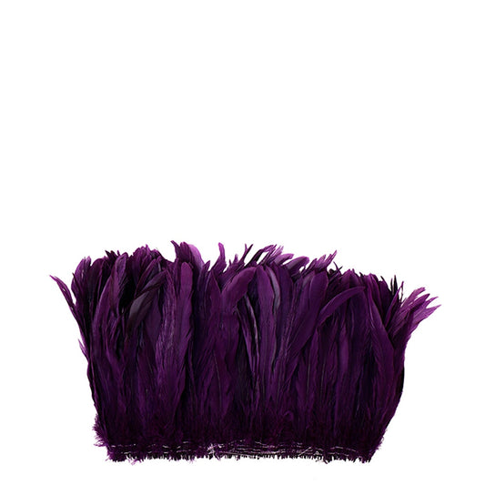 Rooster Coque Tails White-Dyed - Purple