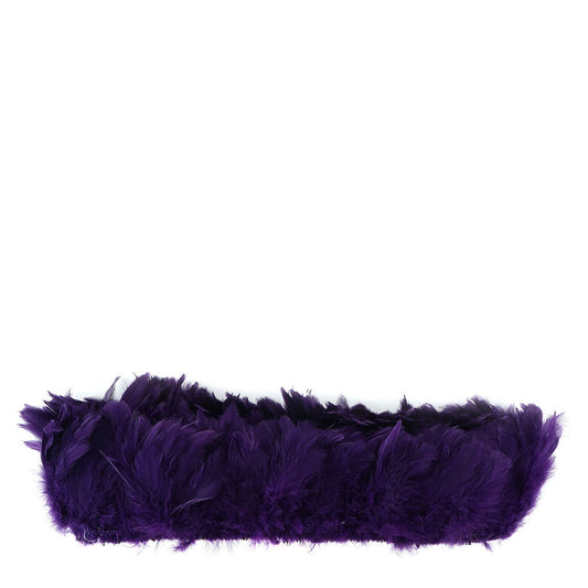Rooster Schlappen-White-Dyed - Purple