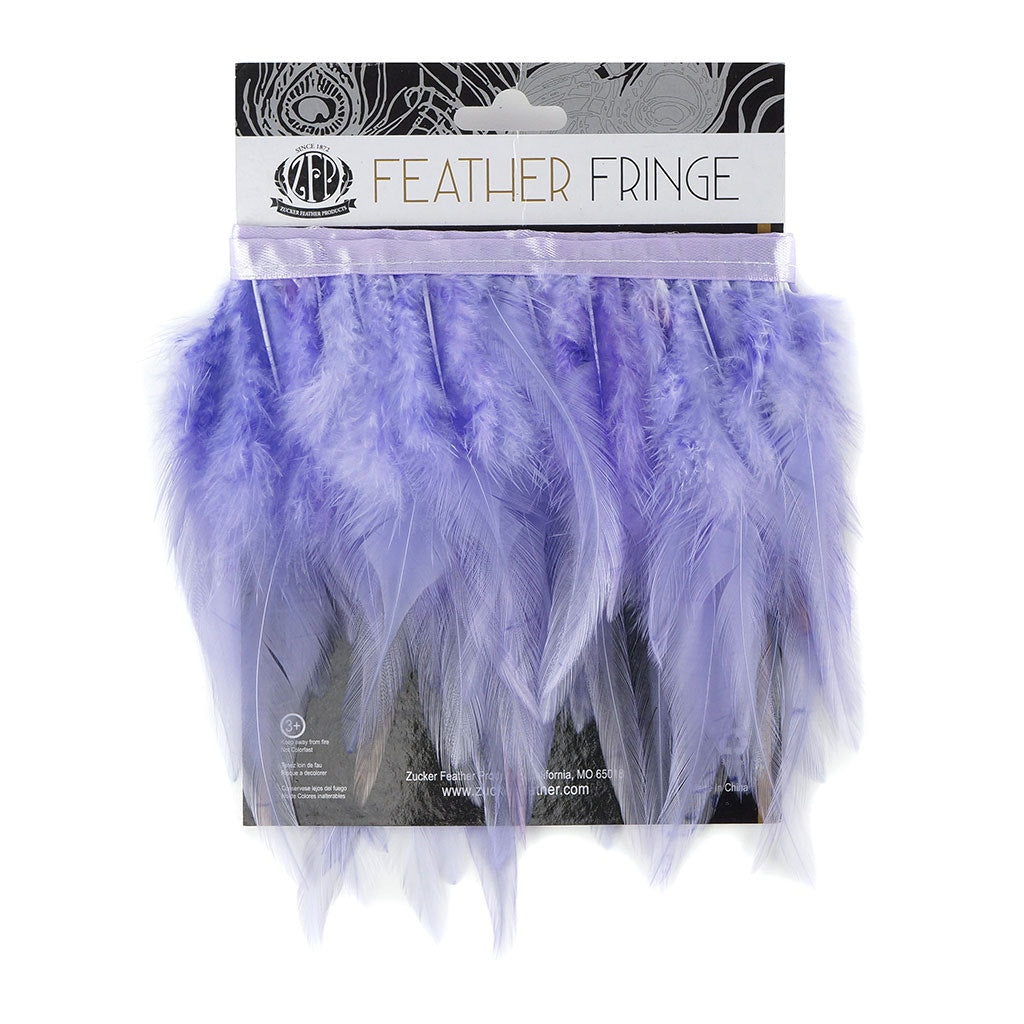 Saddle Fringe Dyed Lavender