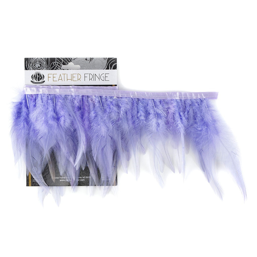 Saddle Fringe Dyed Lavender