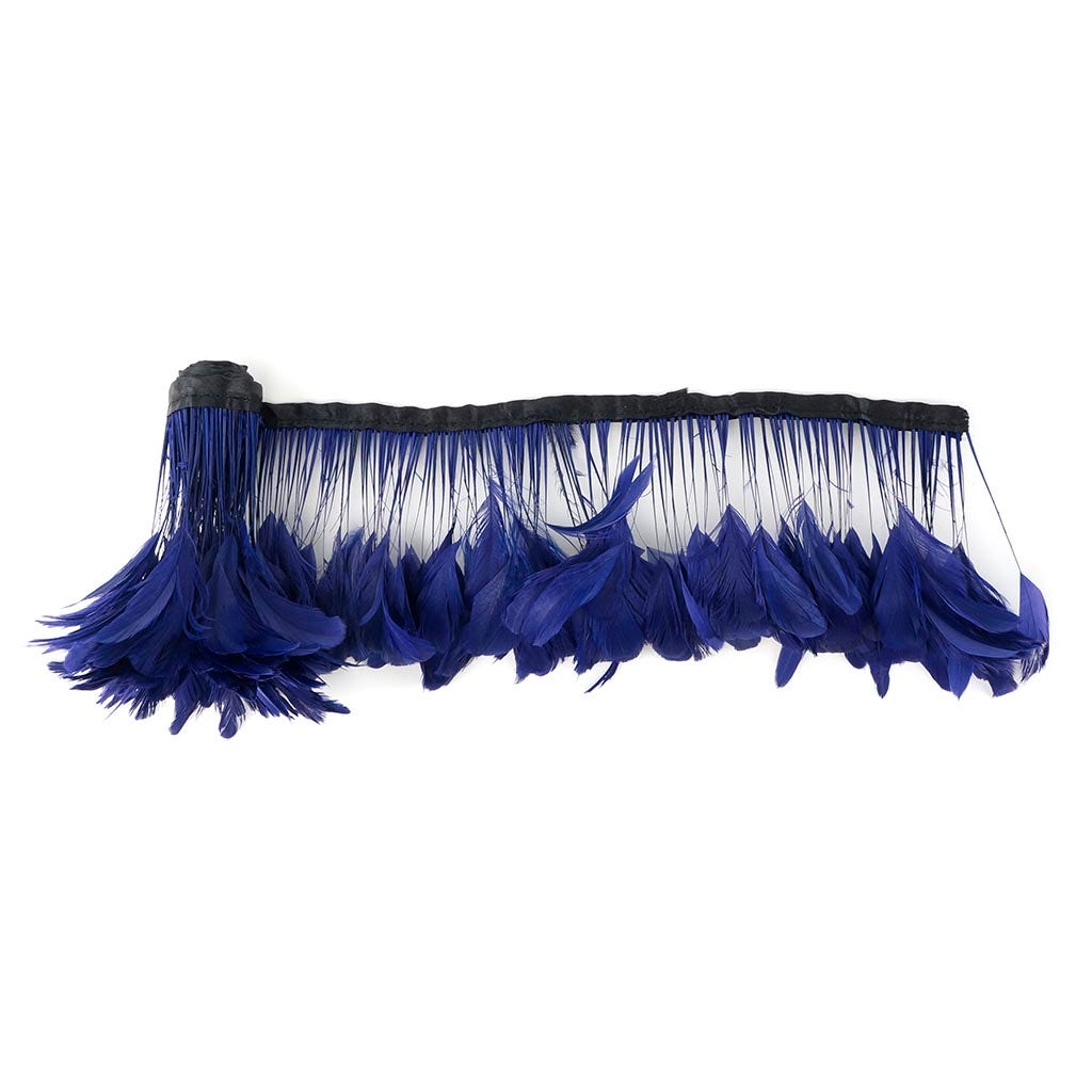 Stripped Bleached Coque Fringe - Regal