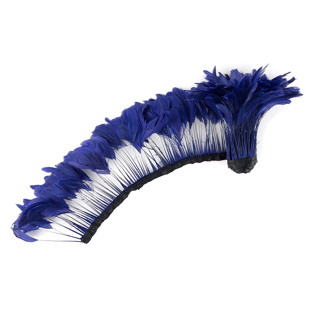 Stripped Bleached Coque Fringe - Regal