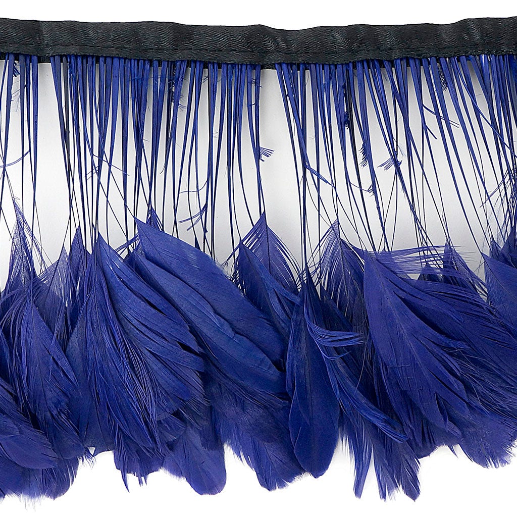Stripped Bleached Coque Fringe - Regal