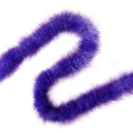 Marabou Feather Boa - Mediumweight - Tipped - Violet/Regal