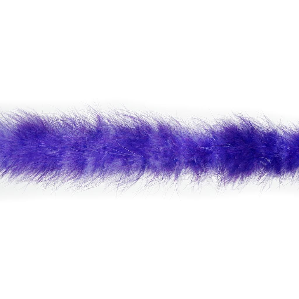 Marabou Feather Boa - Mediumweight - Tipped - Violet/Regal