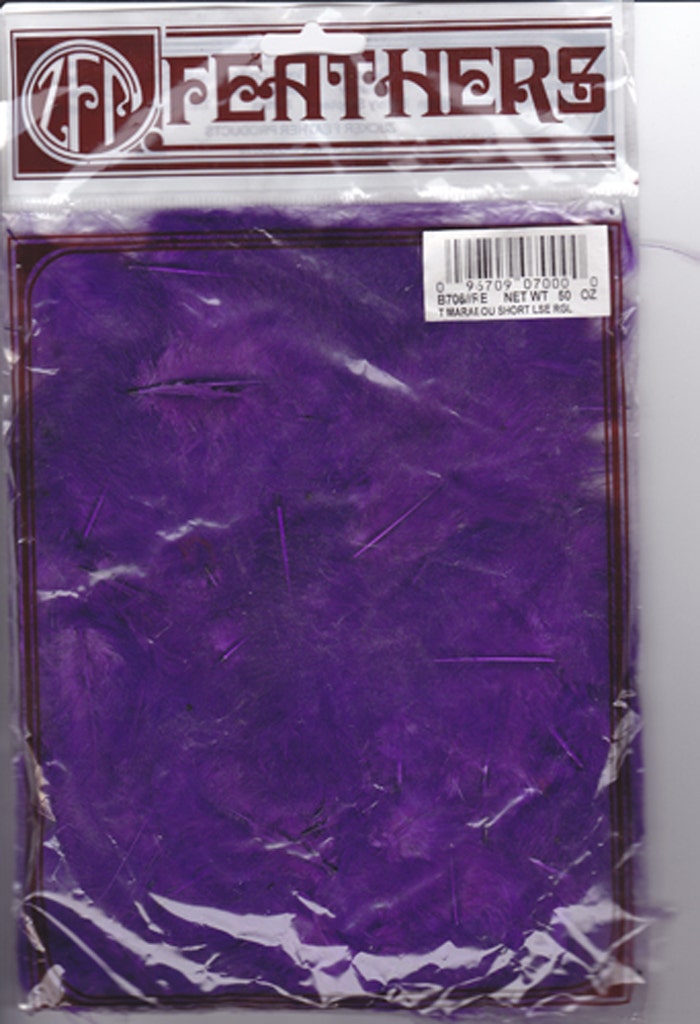 Loose Turkey Marabou Dyed - Regal