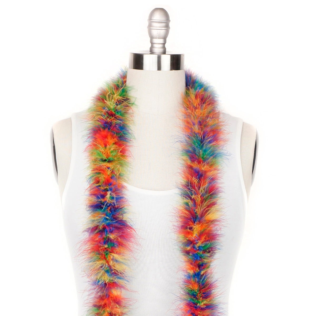 Marabou Feather Boa - Mediumweight - Rainbow Mix