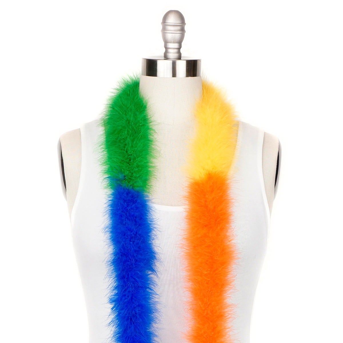 Marabou Feather Boa - Mediumweight - Rainbow Sectional