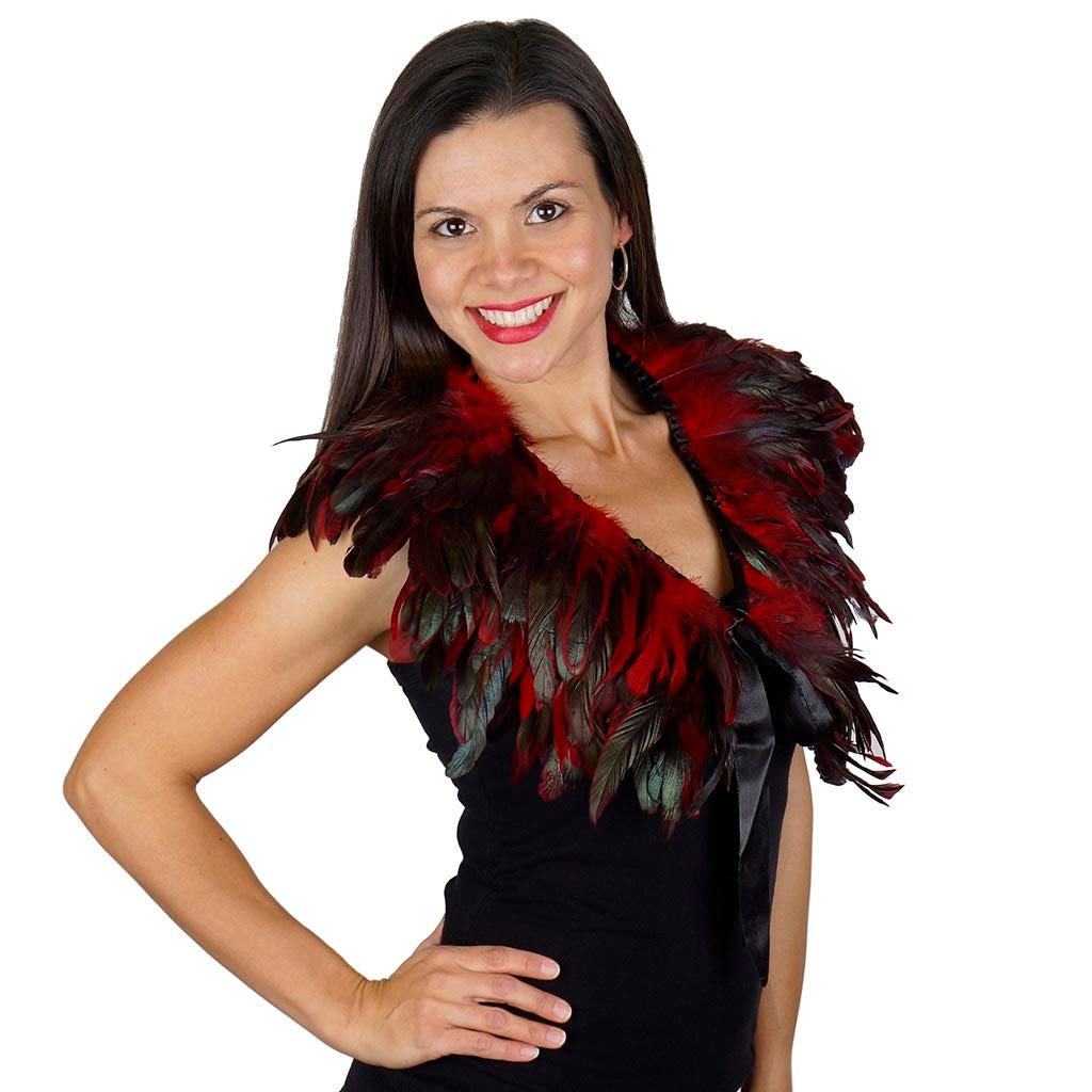 Red Feather Cape