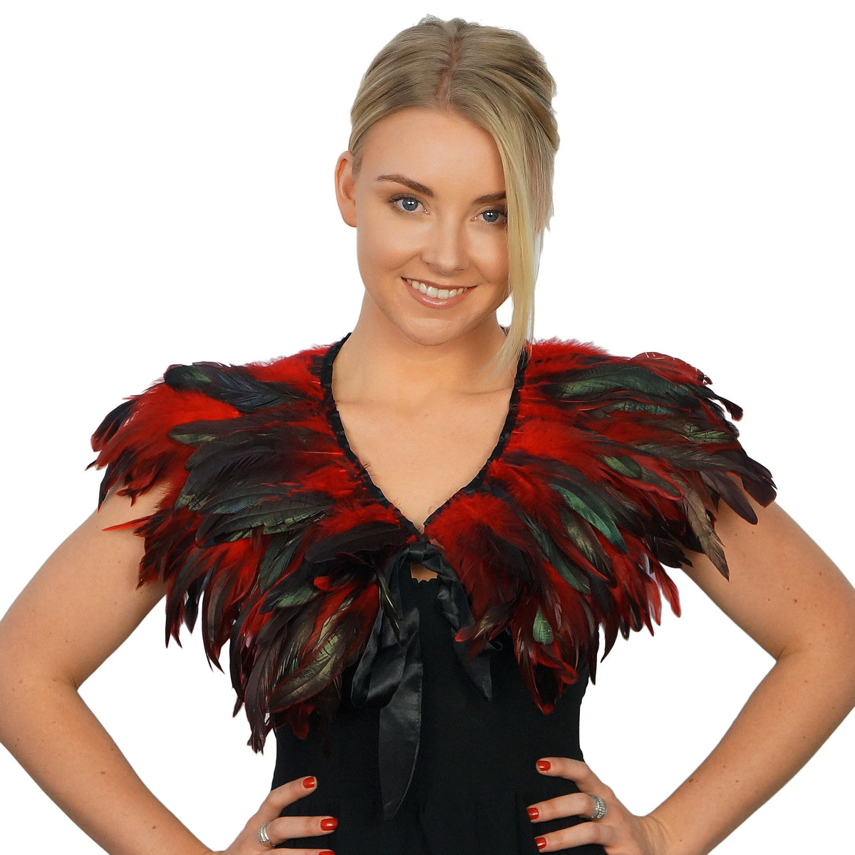 Red Feather Cape