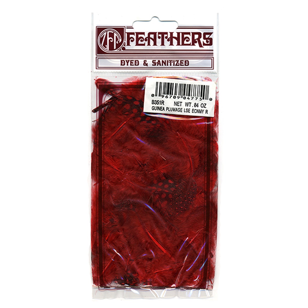 Loose Guinea Plumage Natural - Red