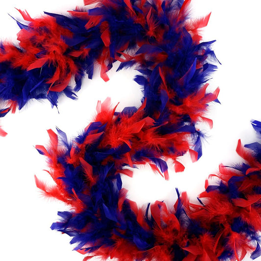 Chandelle Feather Boa - Lightweight - Red/Regal
