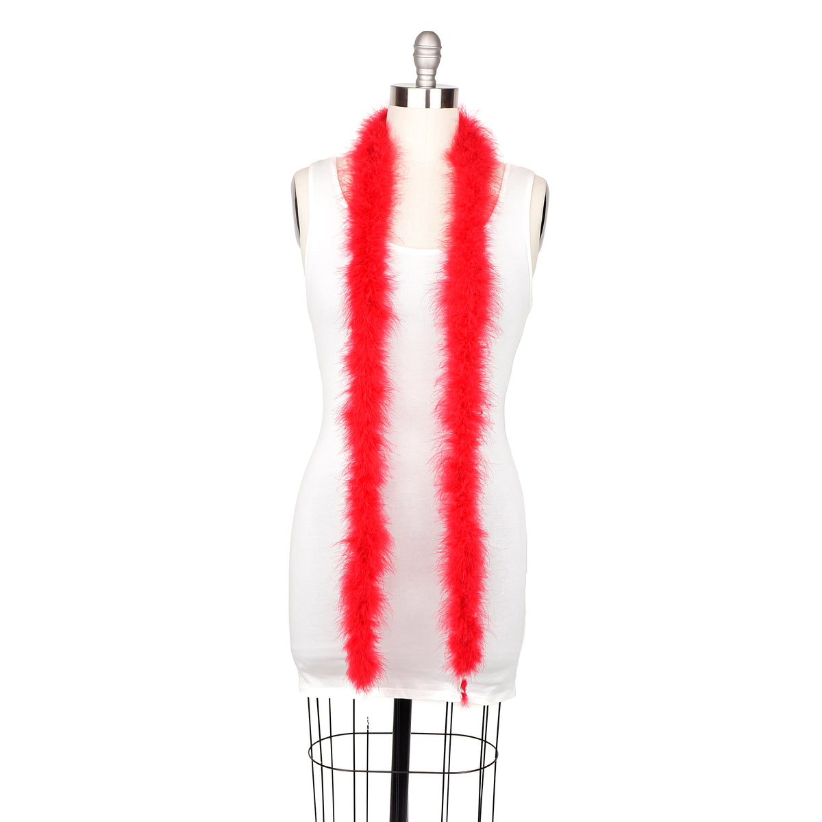Marabou Feather Boa - Mediumweight - Red
