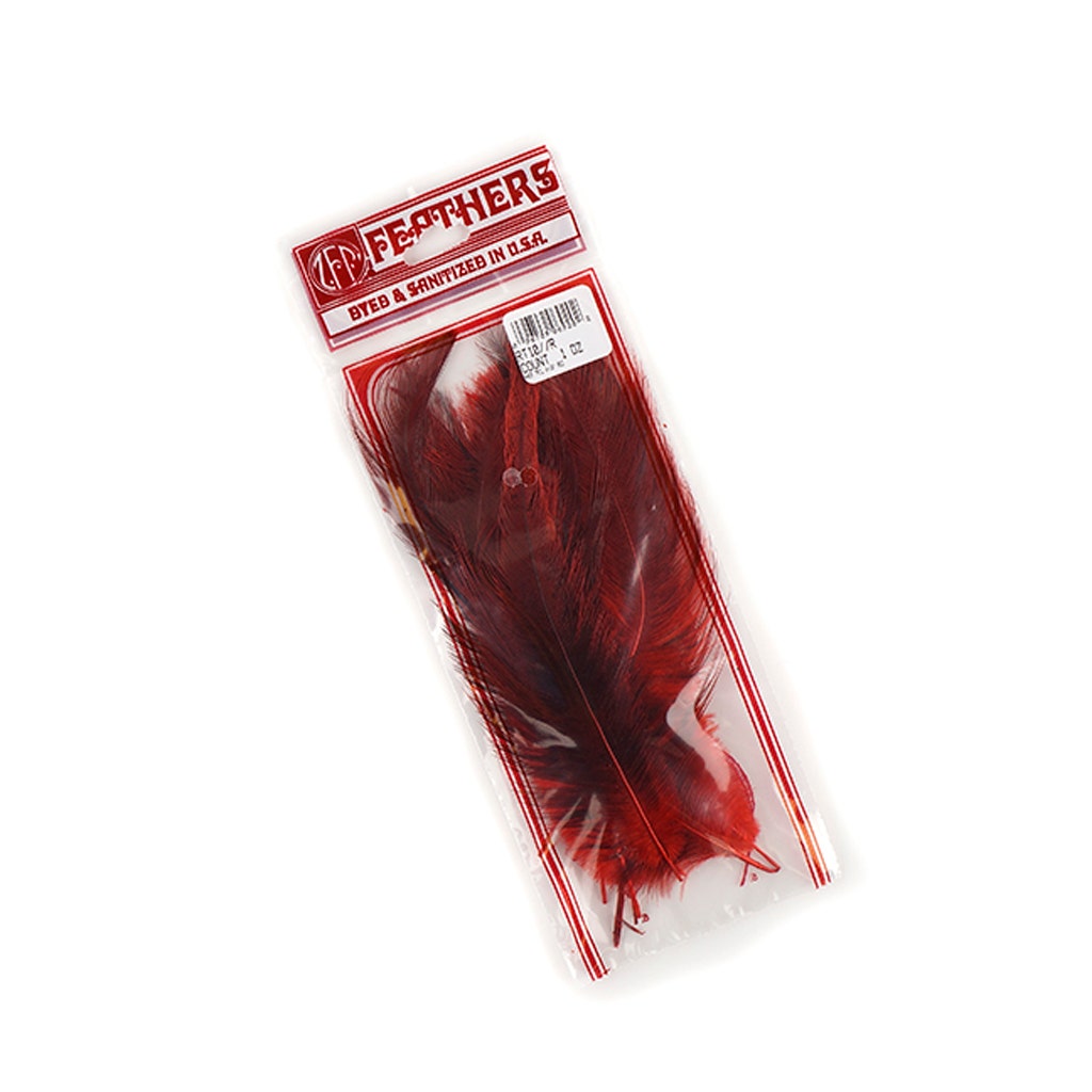 Rhea Tail Feathers Selected - Red