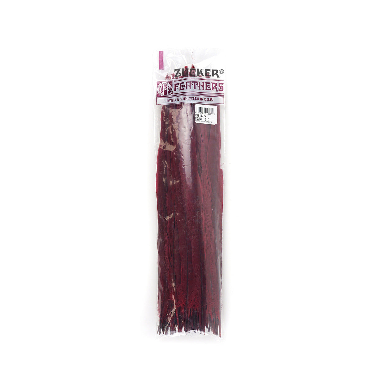 Assorted Pheasant Tails Dyed - Red