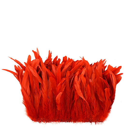 Rooster Coque Tails-Bleach-Dyed - Red
