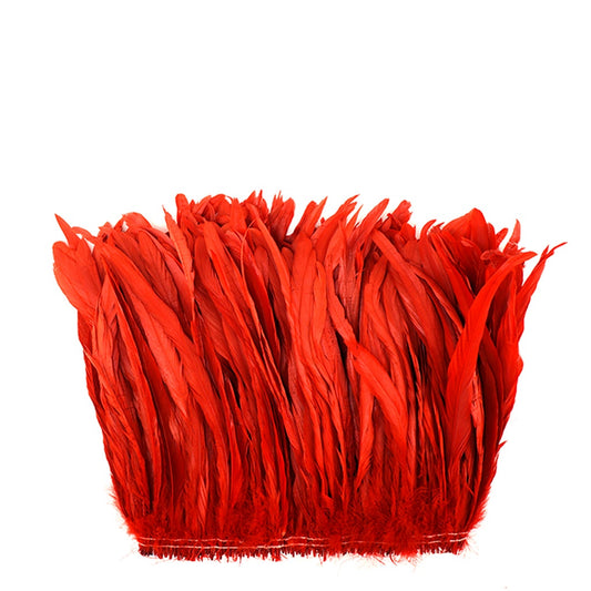Rooster Coque Tails-Bleach-Dyed - Red