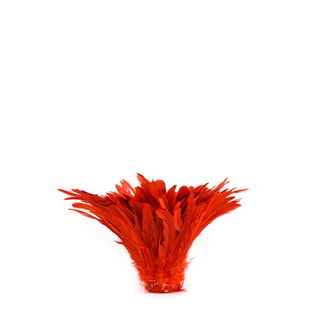 Rooster Coque Tails-Bleach-Dyed - Red
