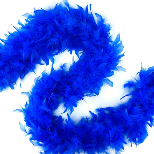 Chandelle Feather Boa - Medium Weight - Royal