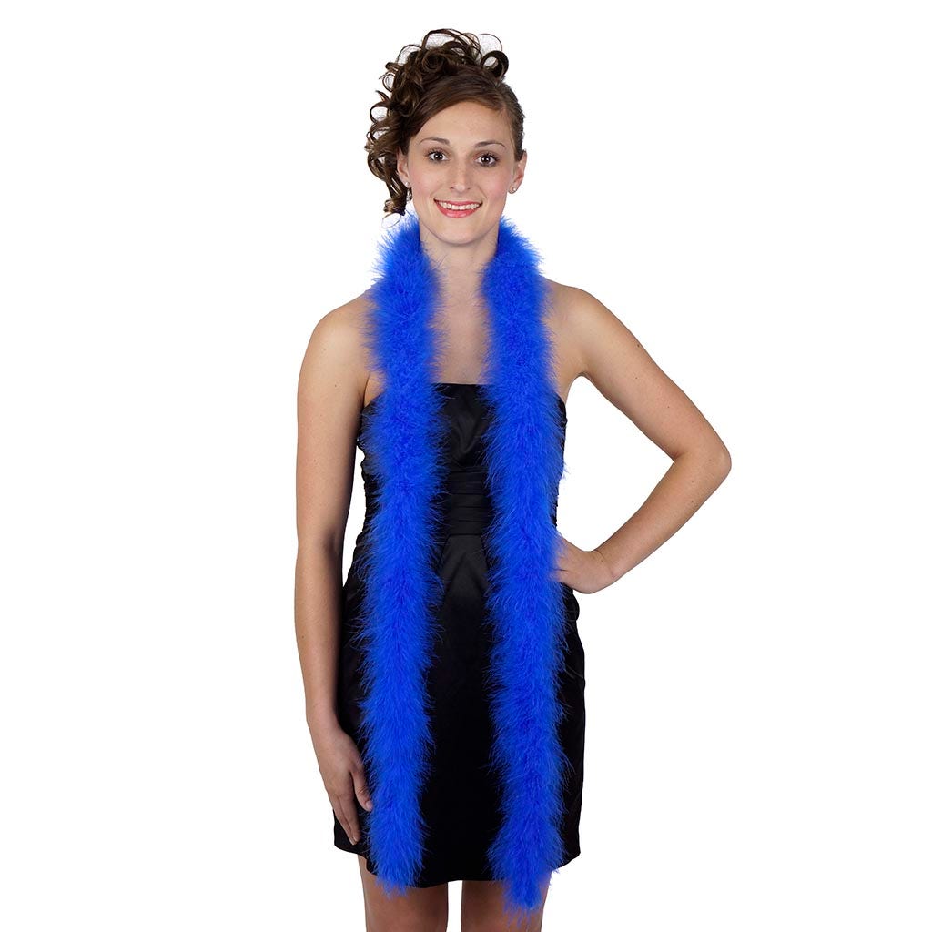 Full Marabou Feather Boa - Royal