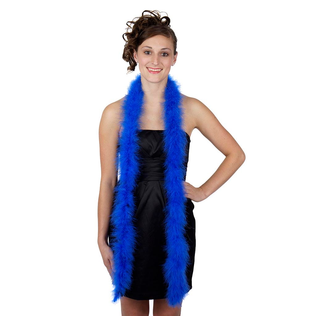 Marabou Feather Boa - Mediumweight - Royal
