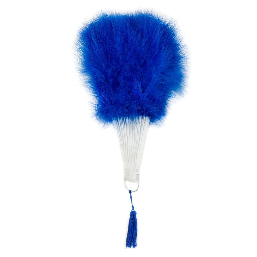 Marabou Feather Fan - Royal