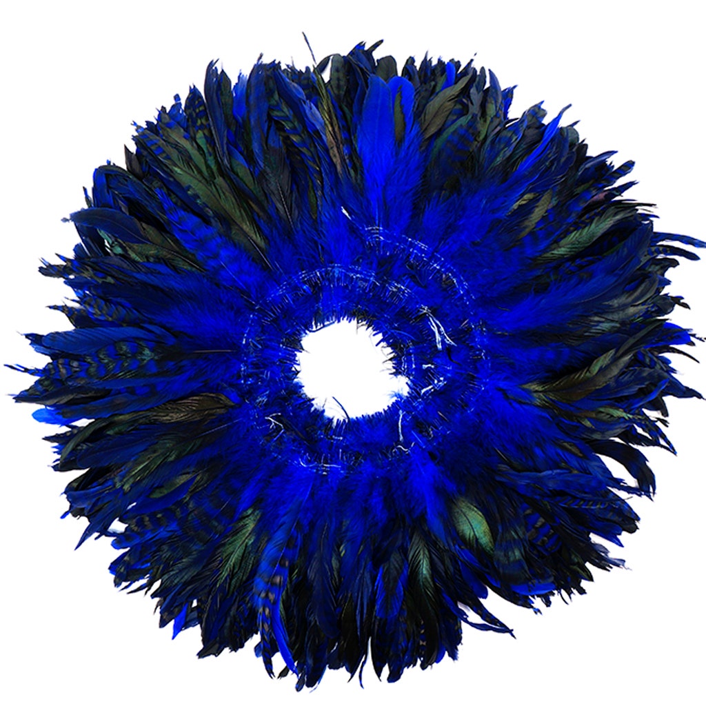 Bulk Rooster Coque Tails-Chinchilla - Royal - 7-10" - 1/4 lb (1.25 yards)