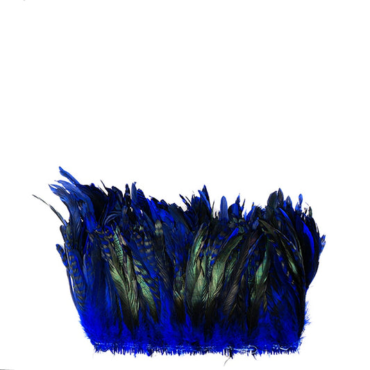 Bulk Rooster Coque Tails-Chinchilla - Royal - 7-10" - 1/4 lb (1.25 yards)