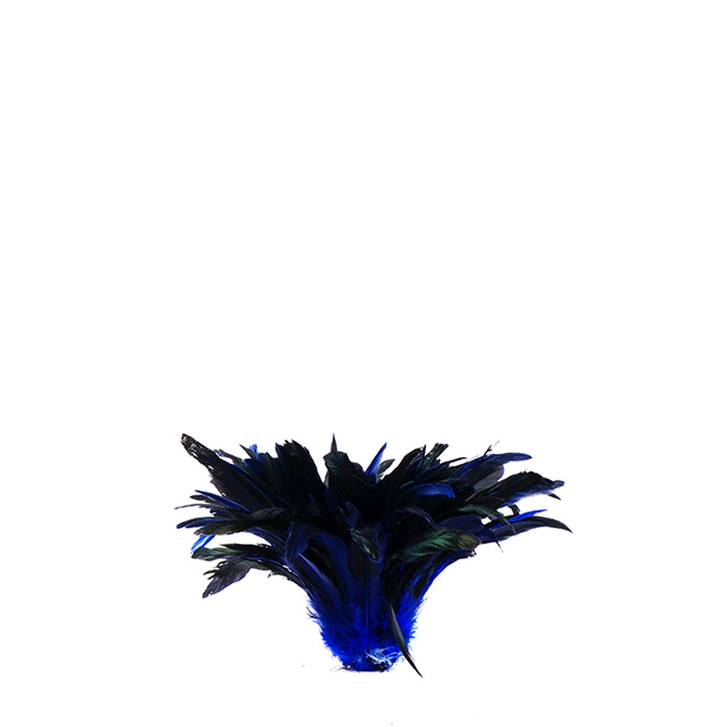 Rooster Coque Tails-Dyed - Royal