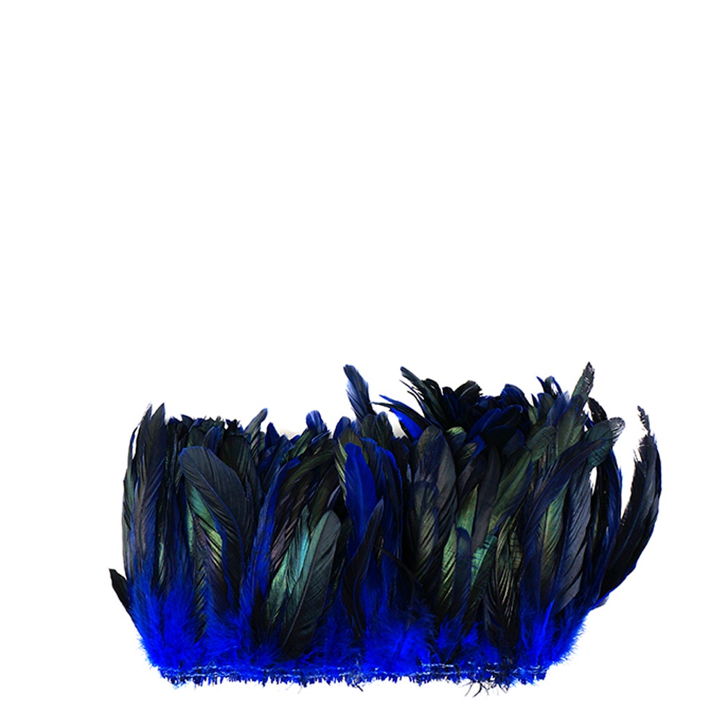Rooster Coque Tails-Dyed - Royal