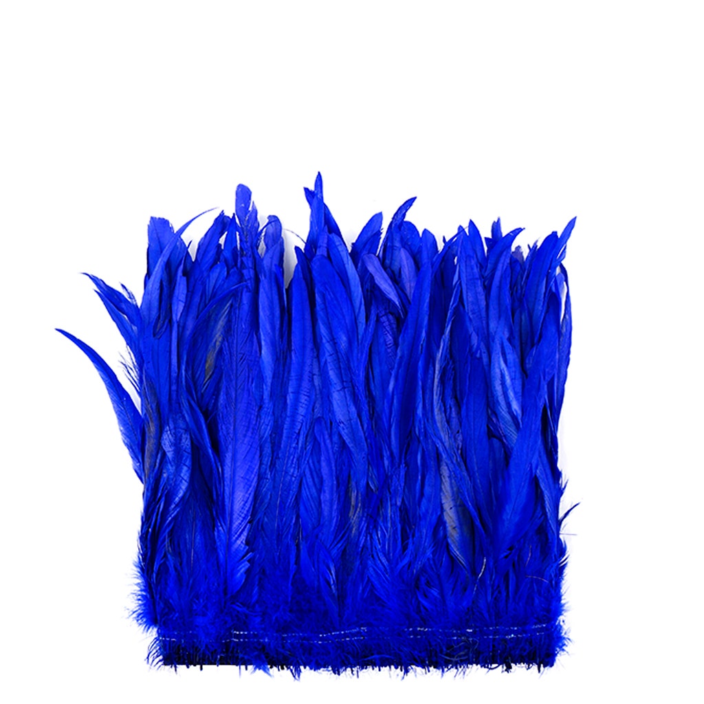 Rooster Coque Tails-Bleach-Dyed - Royal