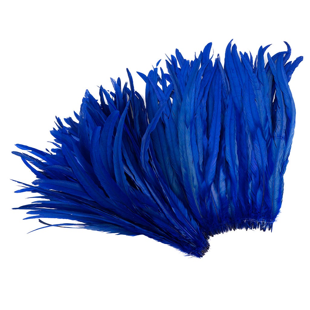 Rooster Coque Tails-Bleach-Dyed - Royal